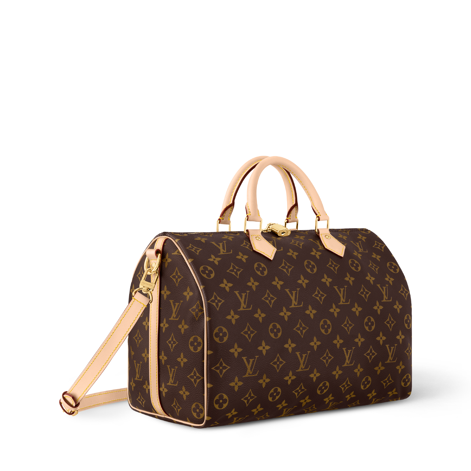 Speedy Bandoulière 35 Bag - Luxury Monogram Canvas Brown | LOUIS